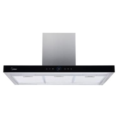 Imagem de Coifa de Parede Midea Smart Pro Touch MH90M77AT22MW1 90cm em Inox com Smoke e Gesture Sensor Inox 110V