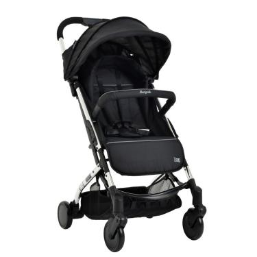 Imagem de Carrinho de Bebê para Passeio Zap Dobrável 0 Meses Até 15kg com Protetor Frontal Prata Burigotto