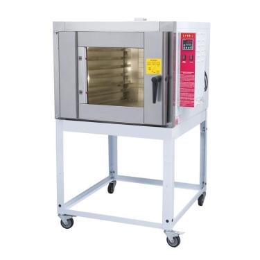 Imagem de Forno Turbo Elétrico Industrial G.Paniz Monofásico FTE150 5 Esteiras 336L Alta Produção 220V