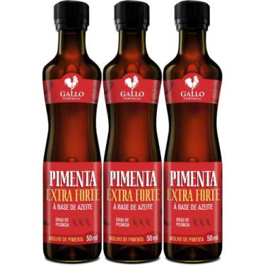 Imagem de Kit 3 Pimenta Gallo Tipo Unico Extra Forte 50ml