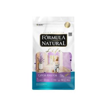 Imagem de Ração Fórmula Natural Life Gatos Adultos Frango e Salmão - Formula Nat