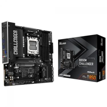 Imagem de Placa Mãe ASRock B850M Challenger, Chipset B850, AMD AM5, mATX, DDR5