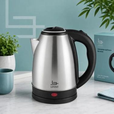 Imagem de Chaleira Elétrica Inox Desligamento Automático 1,8L 127V Lehavi, 110V