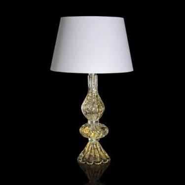 Imagem de Abajour Em Cristal Murano E Ouro 24K - São Marcos 43cm