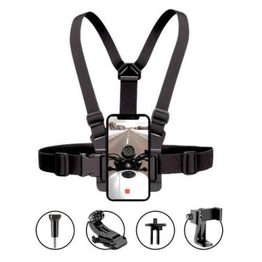 Imagem de Kit Suporte de Peito para Smartphone, GoPro e semelhante - Shoot