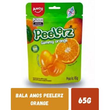 Imagem de Bala descascavel laranja amos peelerz orange 65g
