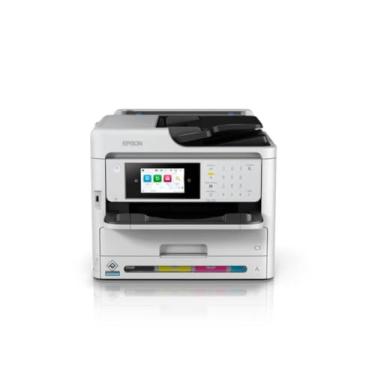 Imagem de Multifuncional Epson Workforce WF-C5810 (Ethernet/Wi-Fi/Duplex/ADF/Bivolt) Branca