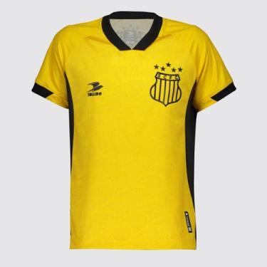 Imagem de Camisa Tolledo Sports Sampaio Corrêa Goleiro 2025 Juvenil Amarela, 12 