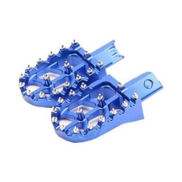 Imagem de Pedaleiras Universais De Alumínio CNC Para Motocicleta Com Dentes Para