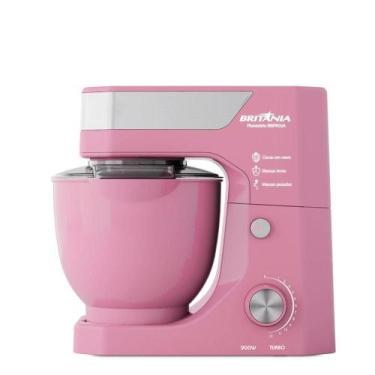 Imagem de Batedeira Planetária Britânia BBPE02A 5L 900W 12 Velocidades Rosa 220V