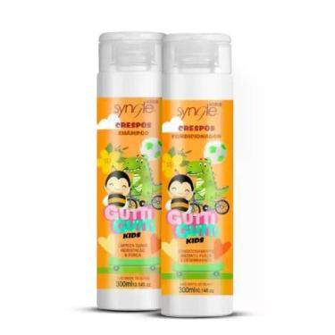 Imagem de Shampoo + Condicionador Infantil Crespos Syngle 600ML