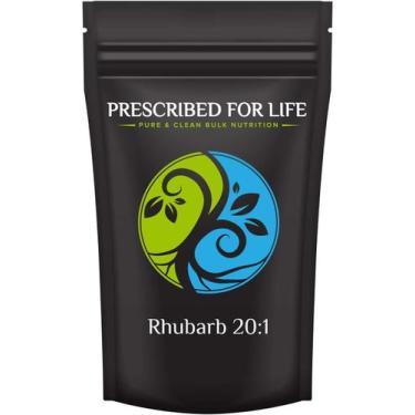 Imagem de Suplemento Herbal Prescrito Para Vida Pó de Raiz de Ruibarbo