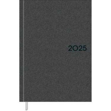 Imagem de Agenda Executiva Tilibra Costurada Diária Milano Chumbo 2025