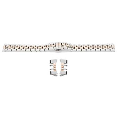 Imagem de Pulseira de relógio, resistência à oxidação, experiência de uso confortável, pulseira de relógio para relojoeiro para acessório de relógio(Pulseira de 16mm)