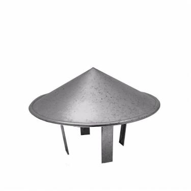 Imagem de Chapéu Chinês Galvanizado Para Dutos 250 Mm Diâmetro Topo De Chaminé