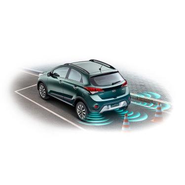 Imagem de Sensor de Estacionamento Universal Cor Prata 4 Pontos