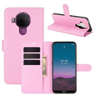 Imagem de YUNCHAO Caixa de telefone Para Nokia 5.4 Litchi Texture Horizontal Flip Protective Case With Holder & Card Slots & Wallet capa para celular