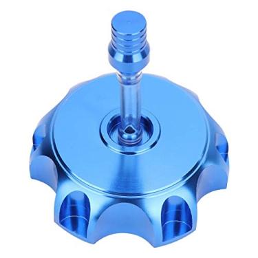 Imagem de Tampa do tanque de combustível de motocicleta para Pit Dirt Motor Bicicleta Tampa do tanque de combustível CNC Alumínio (azul)