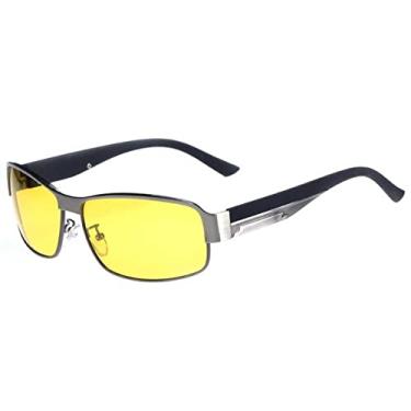 Imagem de Óculos de sol polarizados para homens, moda feminina, armação quadrada, raios retrô clássicos, designer, óculos de sol para condução, óculos de proteção UV400, arma noite, Z