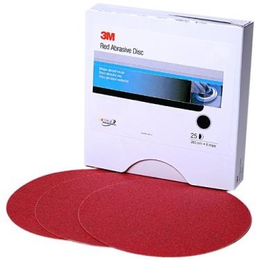 Imagem de 3M Disco Abrasivo 0114 Stikit Vermelho 15,24 cm (6") Grão P120 (Pacote com 6)