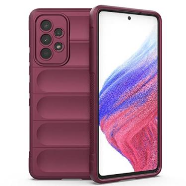 Imagem de Capa à prova de choque para Samsung Galaxy A12 A22 A32 A52 A52S 5G A13 4G A23 A33 A53 A73 M12 M32 M52 M23 M33 Capa de telefone traseira de silicone, lavanda, para Samsung A13 4G