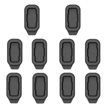 Imagem de YwonShne Plugue Antipoeira Compatível com COROS PACE 2/COROS Apex 42 mm 46 mm Protetor de Porta de Carregador Antipoeira Preto, Topázio Branco