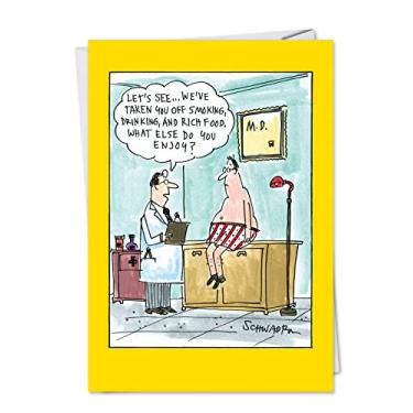 Imagem de NobleWorks What Else You Enjoy - Cartão de felicitações Get Well com Envelope (12 x 17 cm) - 4476