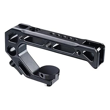 Imagem de Qudai R008 Punho de Punho de Câmera de Topo Universal com Sapata Fria Monta Braçadeira de Vara de 15mm Fechamento de Parafuso de 3/8 Polegada Adote para Furo de Localização de Padrão ARRI para Luz BD