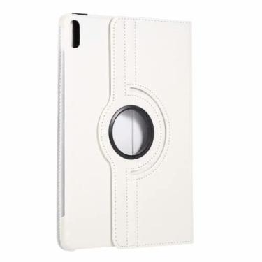 Imagem de CUTTIZ Elegante multifuncional suporte exclusivo para tablet compatível com Huawei Matepad Pro 10,8 polegadas Matepad 10,4 polegadas capa protetora de couro (branca, Matepad 10,4 polegadas)