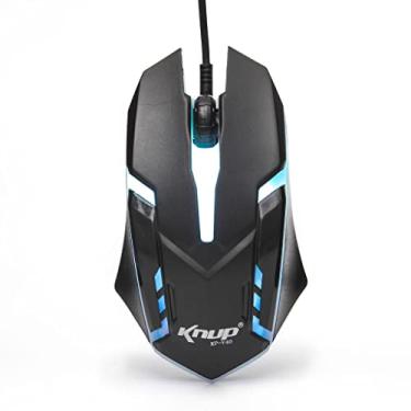 Imagem de Mouse Gamer 1600dpi 3 Botões Knup Kp-v40 Preto