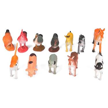 Imagem de Animal Model Toy, Simulation Animal Model Toy Educational Figure Animals Model Plastic Furnishing Articles(Poultry animals)