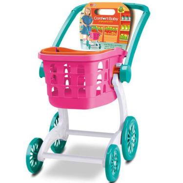 Imagem de Carrinho De Compras / Supermercado Infantil Confort Baby - Samba Toys