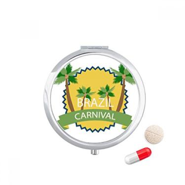 Imagem de Caixa organizadora de comprimidos de carnaval Celebrate Brazil