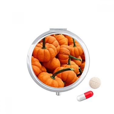 Imagem de Photograph Fresh Pumpkin Picture Nature Pill Case Pocket Medicine Storage Box Dispenser Recipiente