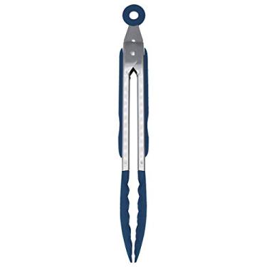 Imagem de Pinça de Aço Inox Elemental Azul 35CM