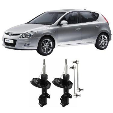 Imagem de Amortecedor + Bieleta Hyundai I30 Dianteiro 2007 Até 2014 O Par
