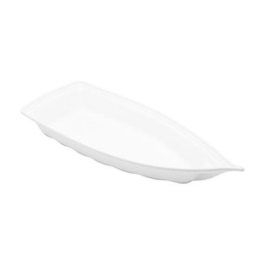 Imagem de Barca Barco para Açaí Sushi Sashimi Sorvete Prato Bandeja 32 Cor:Branco