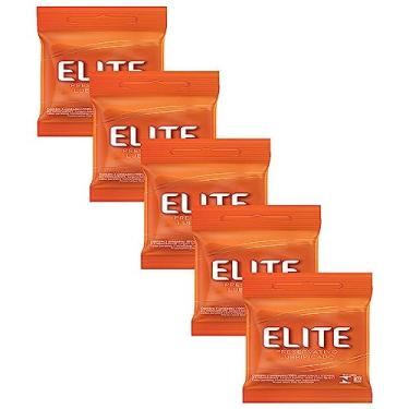 Imagem de Kit 5 Pacotes Preservativo Elite C/ 3 Unidades Cada