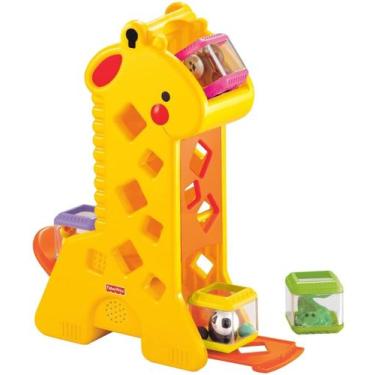 Imagem de Fisher Price Girafa E Blocos Pick A Blocks B4253 - Mattel