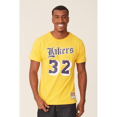 Imagem de Camiseta Mitchell & Ness Estampada Los Angeles Lakers Masculino-Masculino