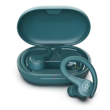 Imagem de JLab Go Air Sport - Fones de ouvido sem fio para treino com chamadas claras C3, design esportivo com gancho de orelha seguro, 3 configurações de som EQ, azul-petróleo