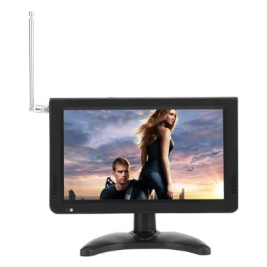 Imagem de Televisão Digital Portátil, TV Digital para Carro LCD 7in/10in LCD 1080P ATSC Com Rádio FM, Suporte para TV Digital Estéreo Entrada/saída AV, Cartão SD MMC para Cozinha, Ao Ar