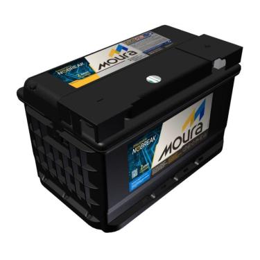 Imagem de Bateria Estacionária Moura Nobreak 12V 60Ah 12MN60 ou MN1000 Alarme Segurança Cerca Luz Pabx Energia Solar