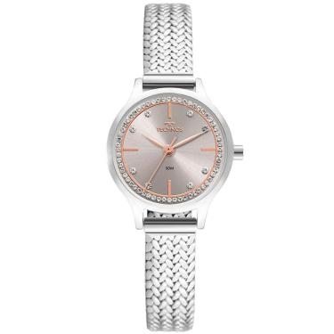 Imagem de Relógio TECHNOS feminino analógico prata rosê GL30FQ/1C