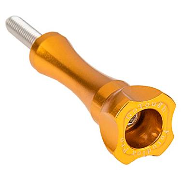 Imagem de GoTough 45mm Gold Metal Thumbscrew Compatível com GoPro HERO3, HERO3+, HERO4, HERO5, HERO6, HERO7 Sistema de montagem de 2 pinos - por Fotodiox Pro