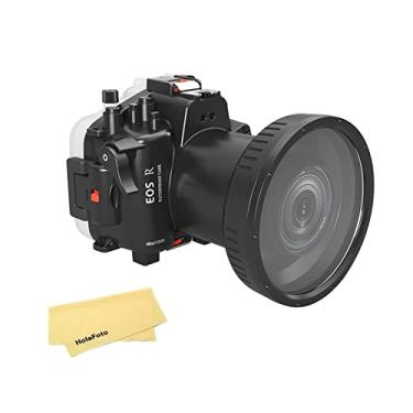 Imagem de Seafrogs Habitação Subaquática Para Canon EOSR Case À Prova D'Água De Mergulho Profissional Para Canon EOS R+24-105Mm/ 16-35mm/ 24-70Mm Lente Para Videografia Fotográfica Subaquática