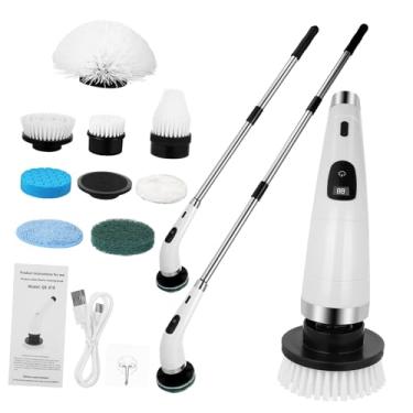 Imagem de COOLHIYA Esfregão De Chão Escova De Limpeza Elétrica Purificador Elétrico Purificador De Escova Elétrica Para Banheiro Máquina De Esfregar Para Limpeza Abdômen Pesado Produtos De Limpeza