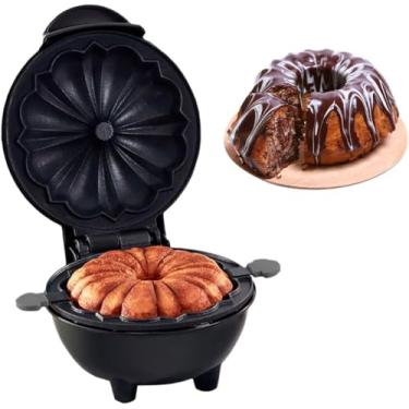 Imagem de Máquina de Fazer Bolos Doces Waffle Rosquinhas Donuts Assadeira Mini Bundt Cake Maker Premium