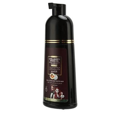 Imagem de Shampoo Tintura Capilar, Shampoo Colorante Reparador Fácil de Usar 400ML para Uso Diário