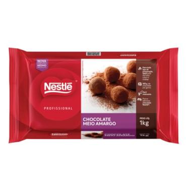 Imagem de Chocolate em Barra Meio Amargo Nestlé 1kg